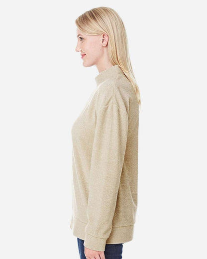 Women's Weekend Terry Mock Neck Pullover