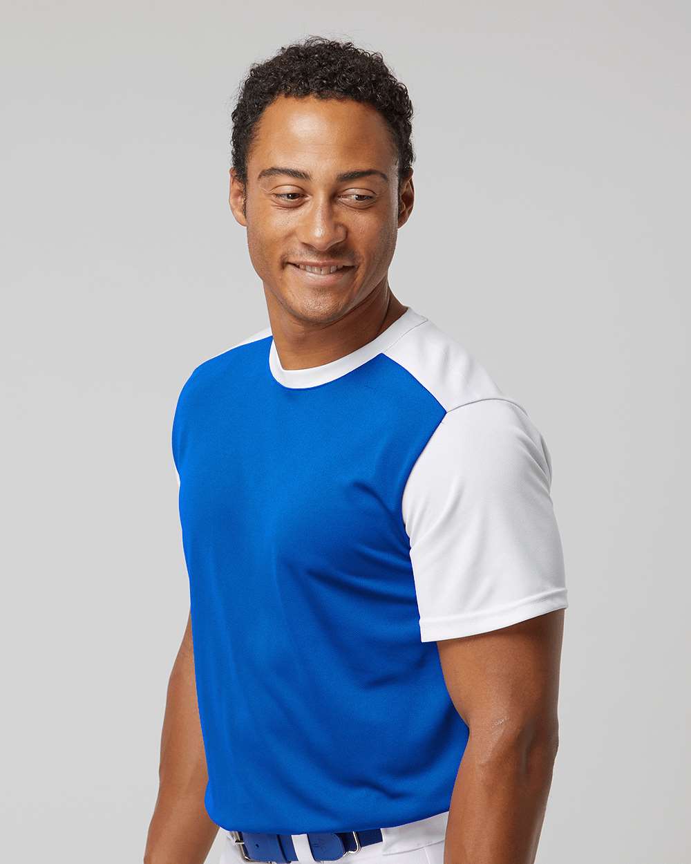 Men's Crewneck Pullover Baseball Jersey