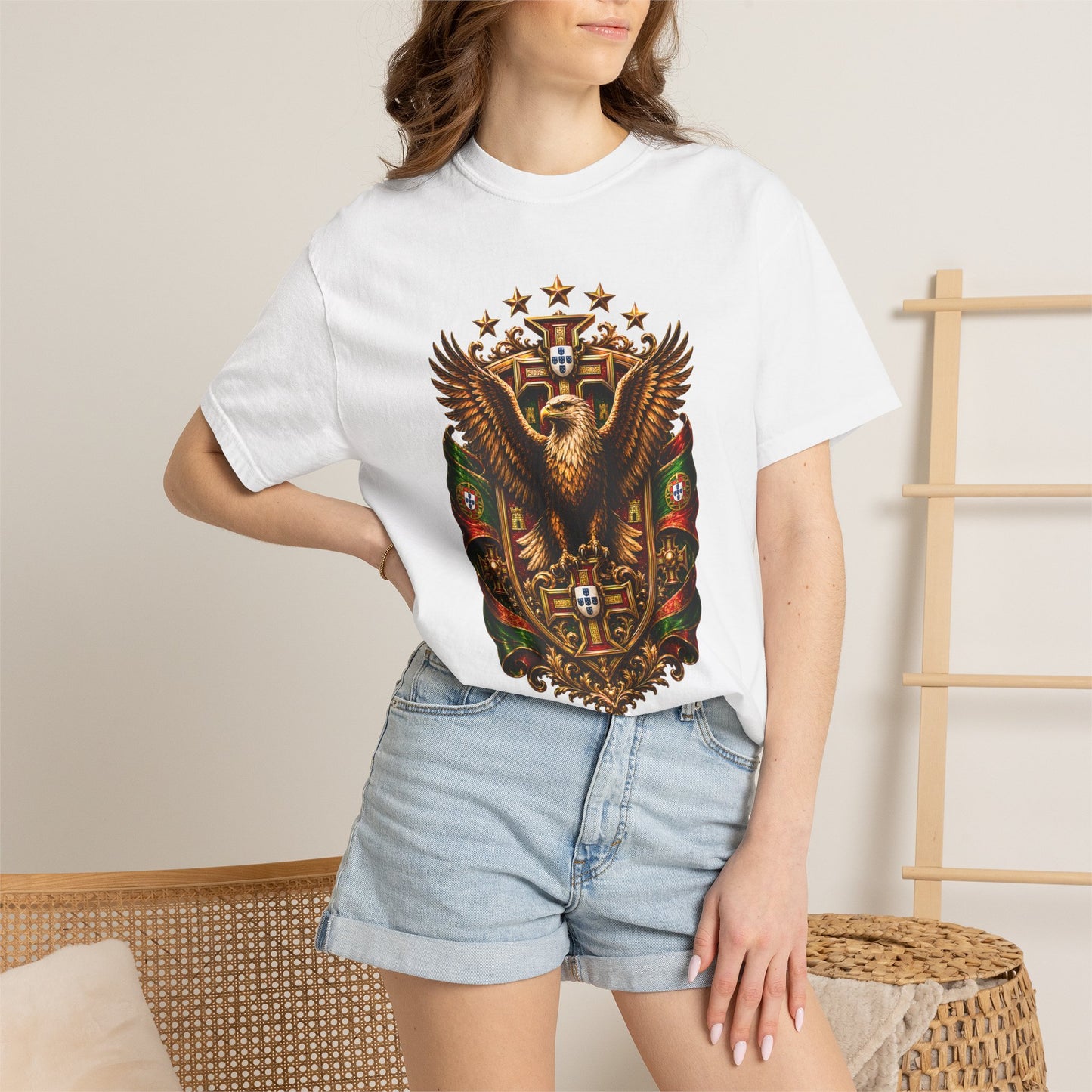 🇵🇹 Portugal Football World Cup 2026 'Cruz de Portugal' Imperial Shield | Premium Graphic Tee