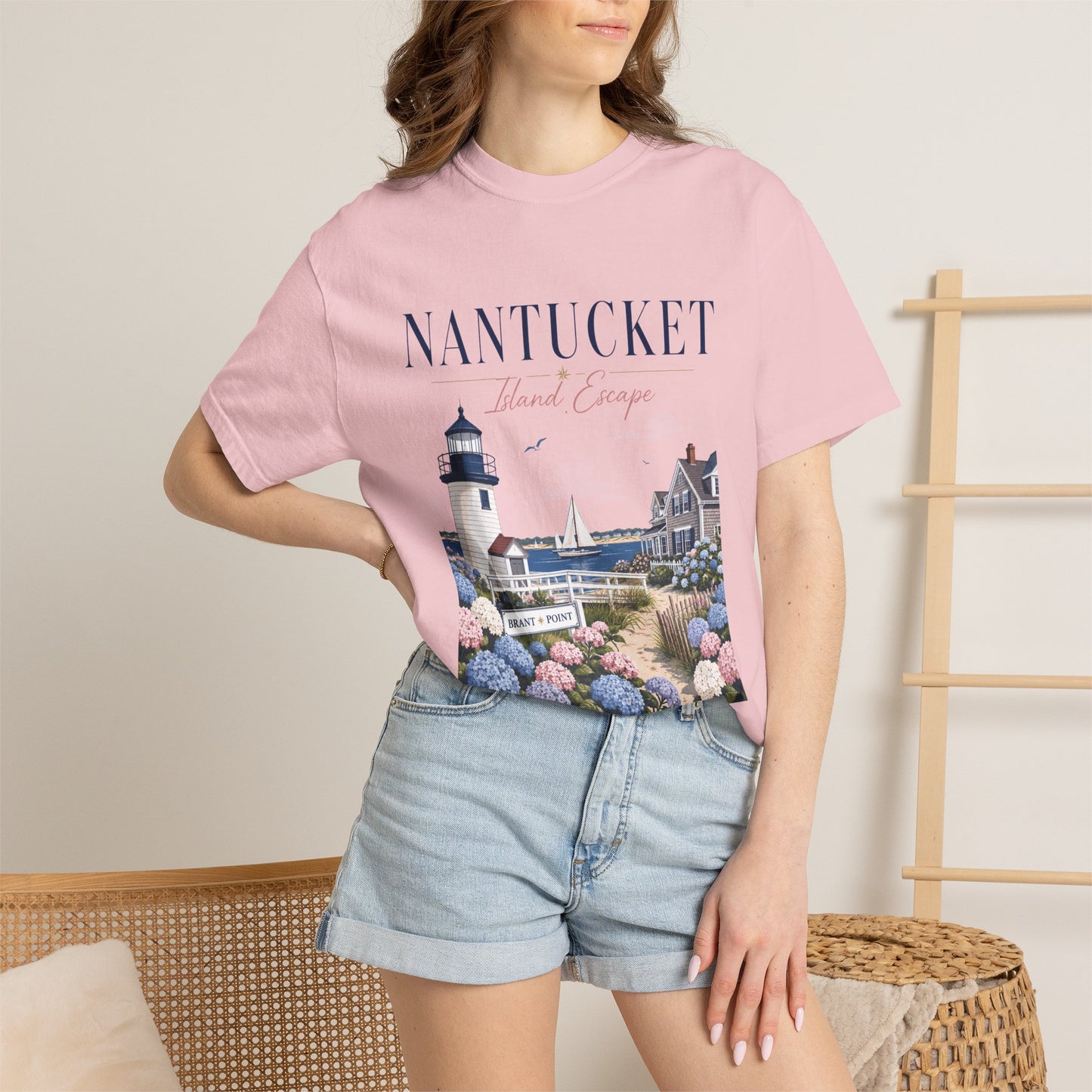 Nantucket Island Escape – Brant Point | Premium Summer Tee