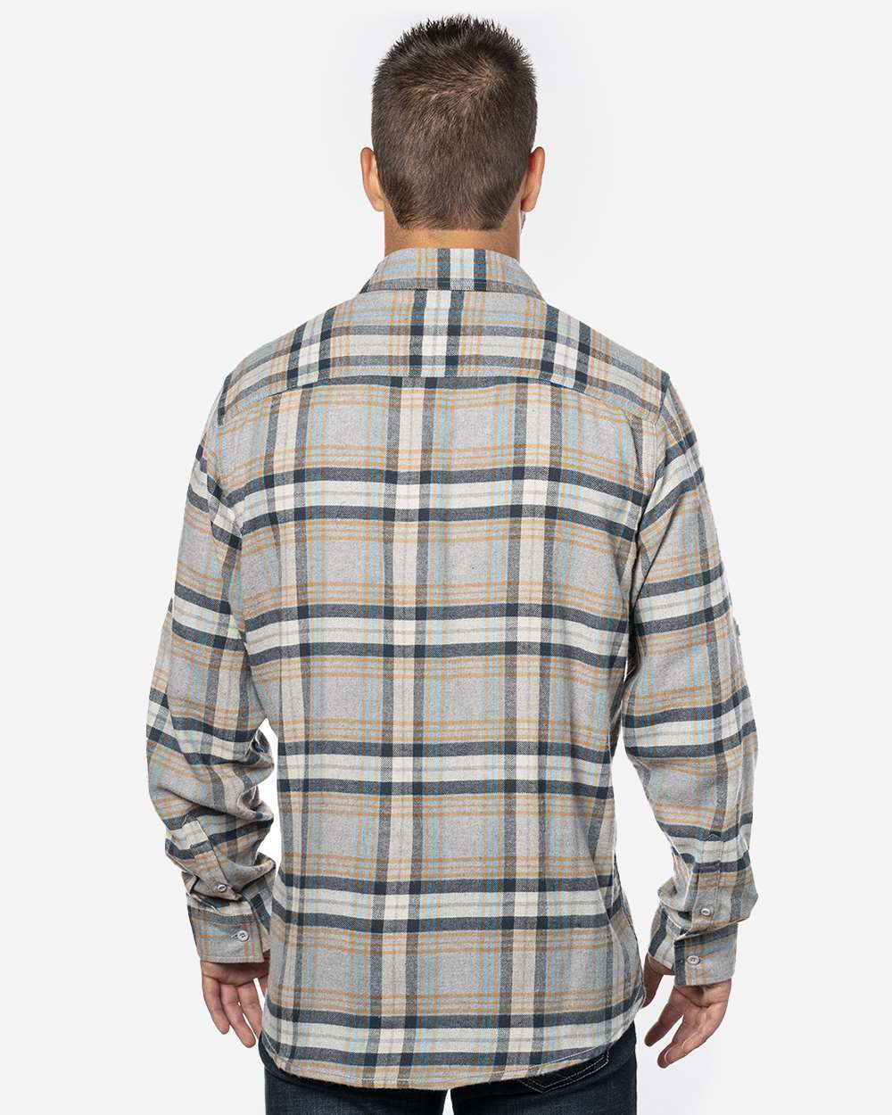 Men's Yarn-Dyed Flannel Shirt