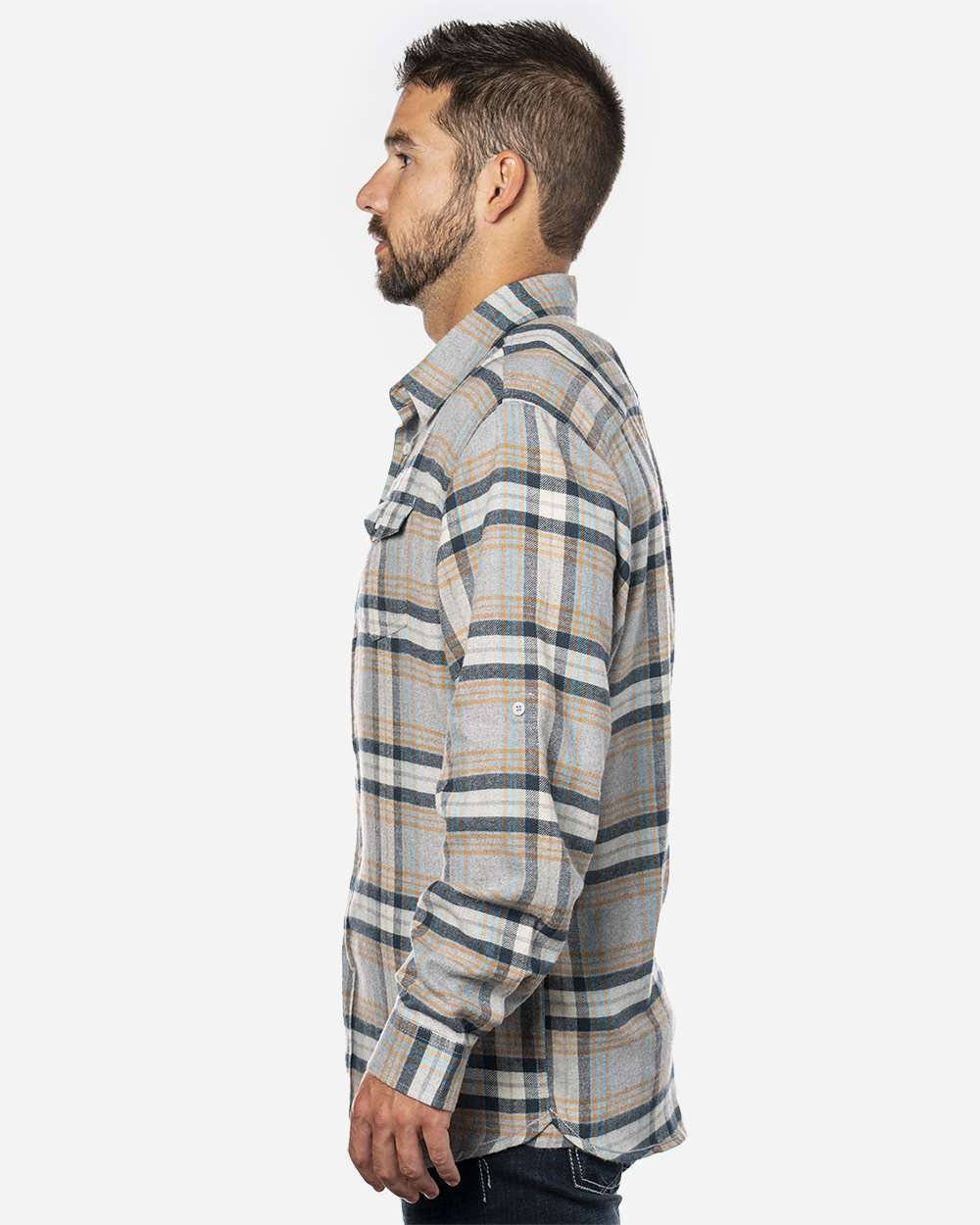 Men's Yarn-Dyed Flannel Shirt