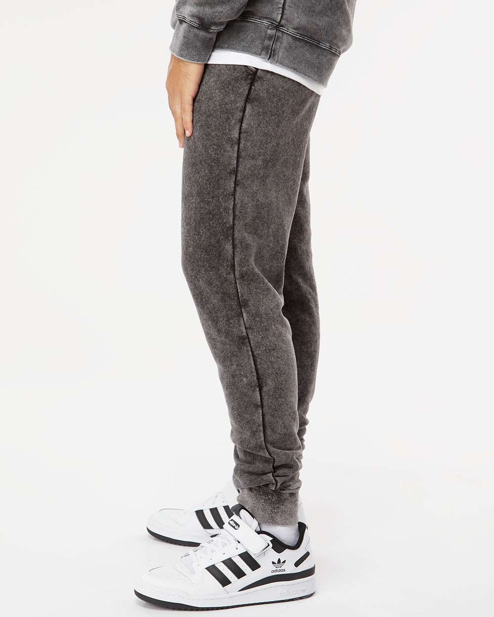 Unisex Mineral Wash Fleece Sweatpants