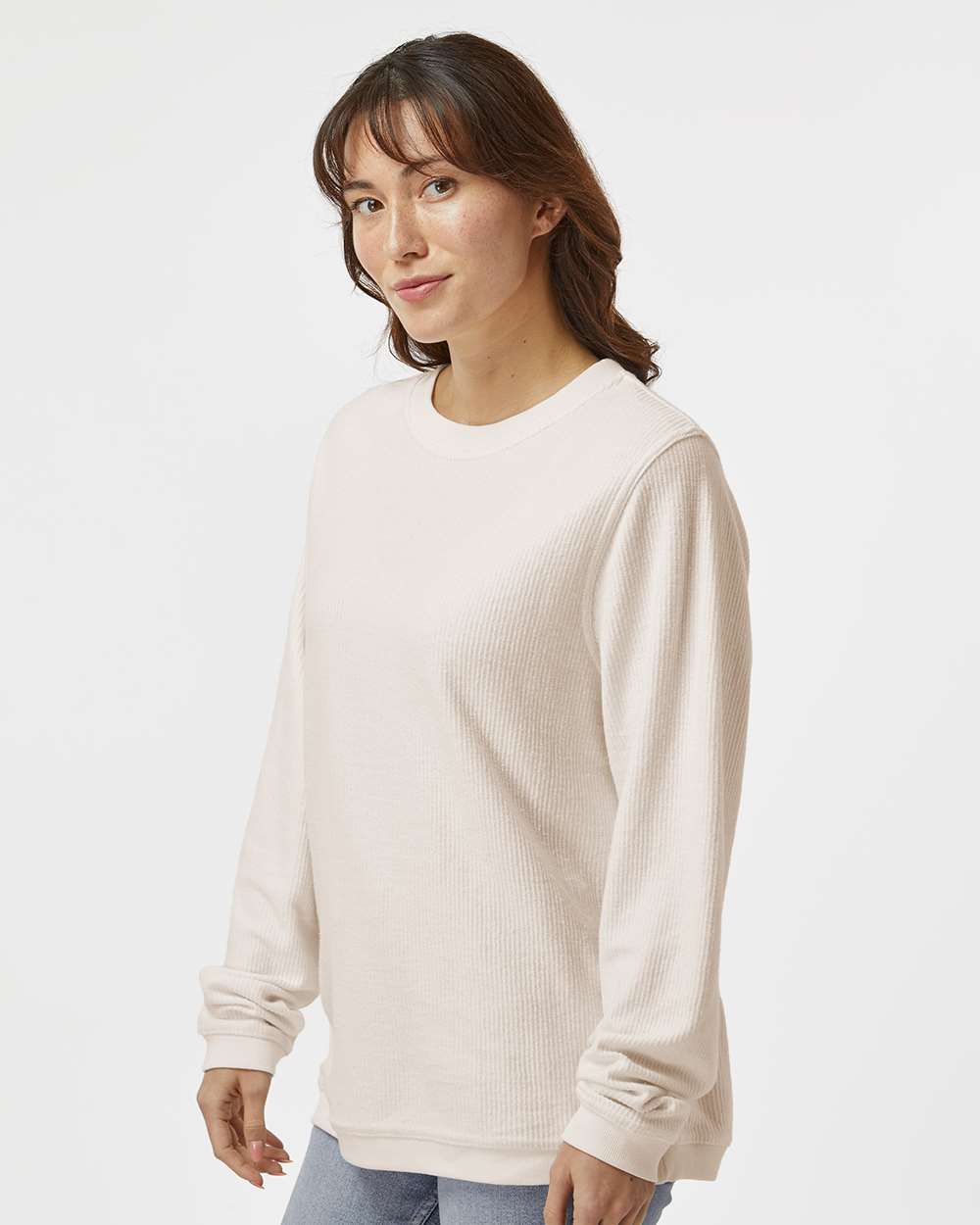 Unisex Corded Crewneck Sweatshirt