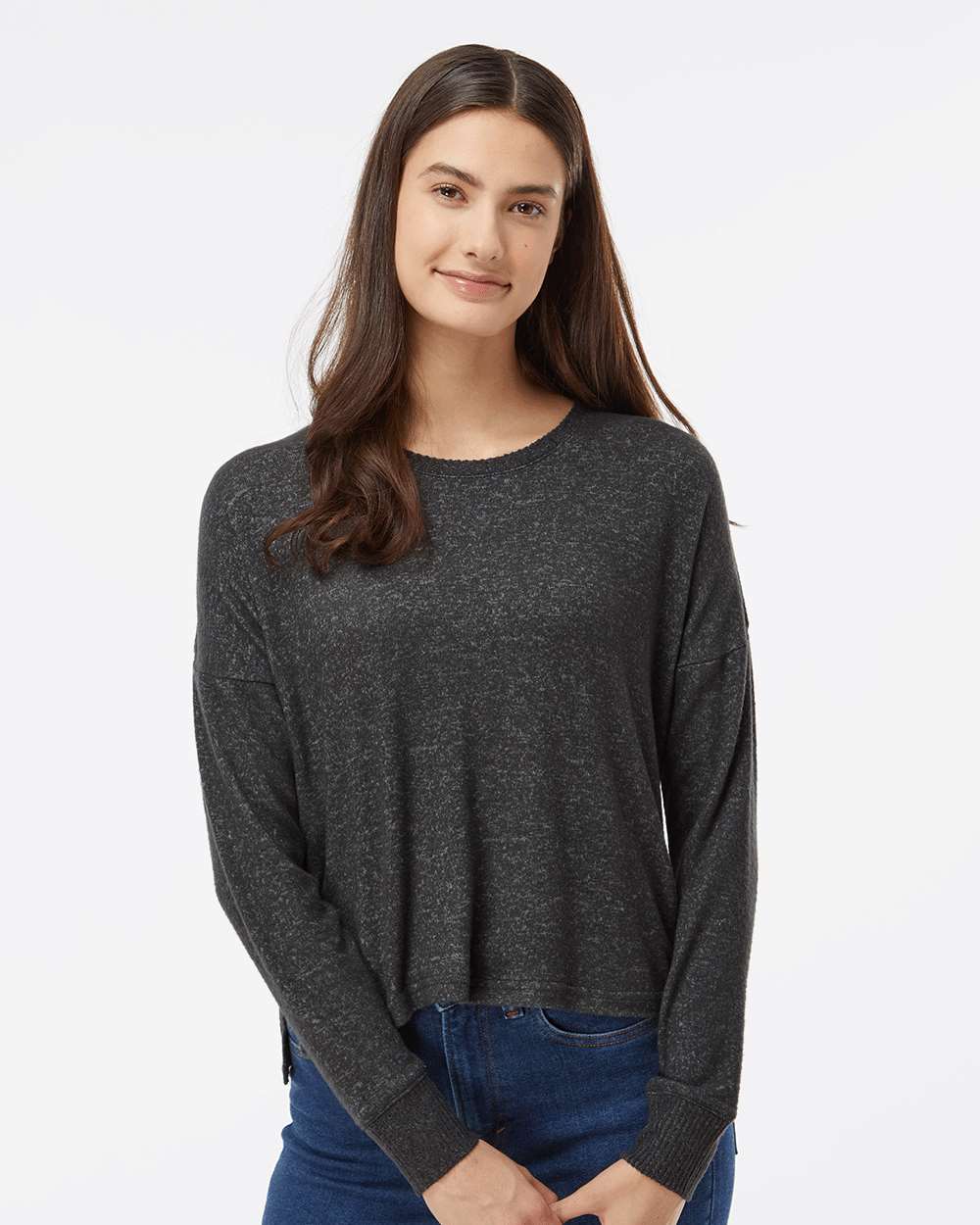 Women's Cuddle Fleece Boxy Crewneck Pullover