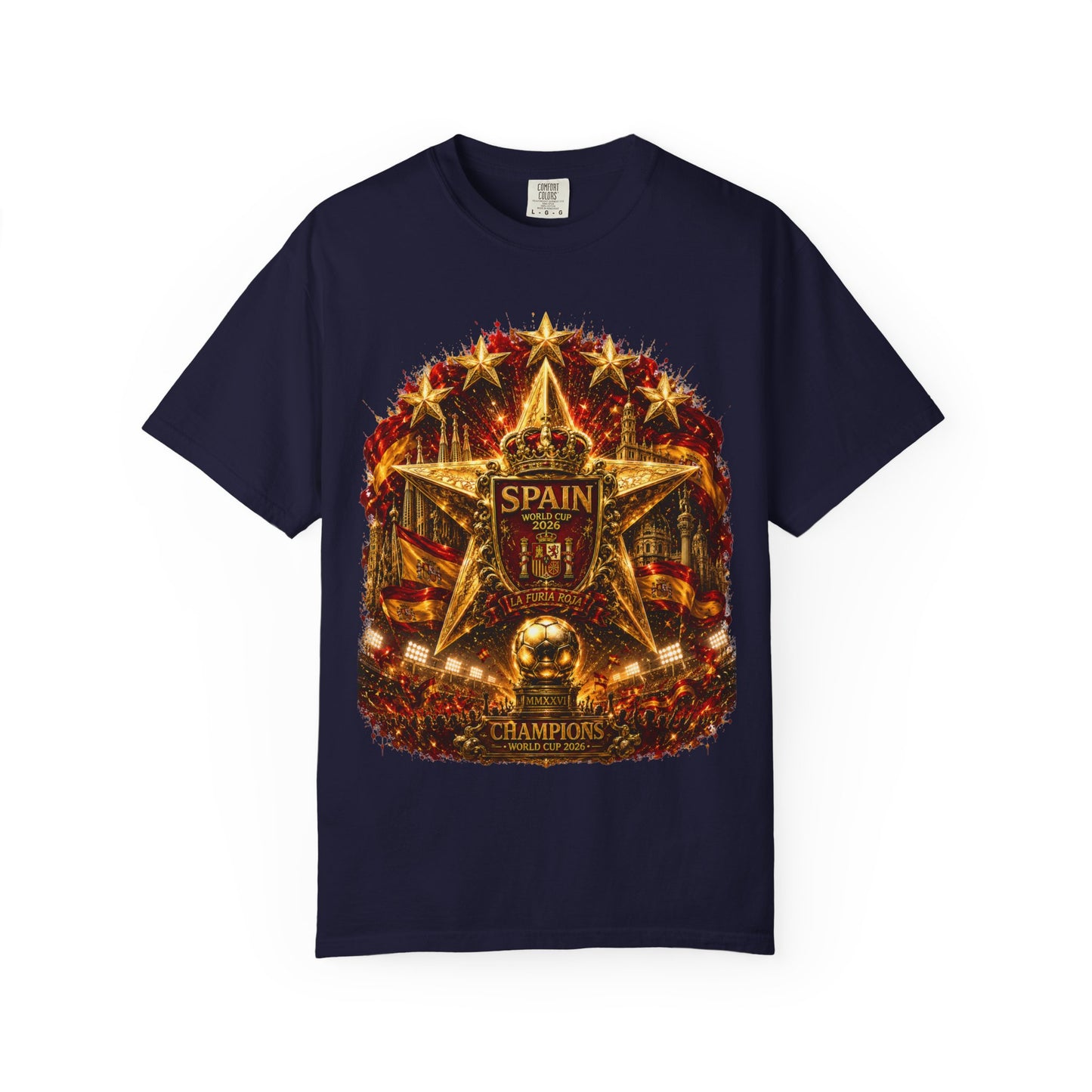 Spain Football World Cup 2026 'Estrella Sagrada' Epic Championship | Premium Graphic Tee