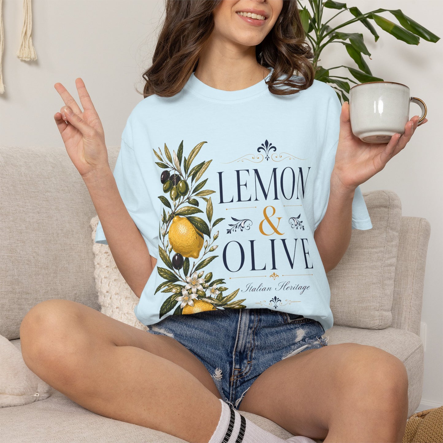 Lemon & Olive – Italian Heritage | Premium Graphic Tee