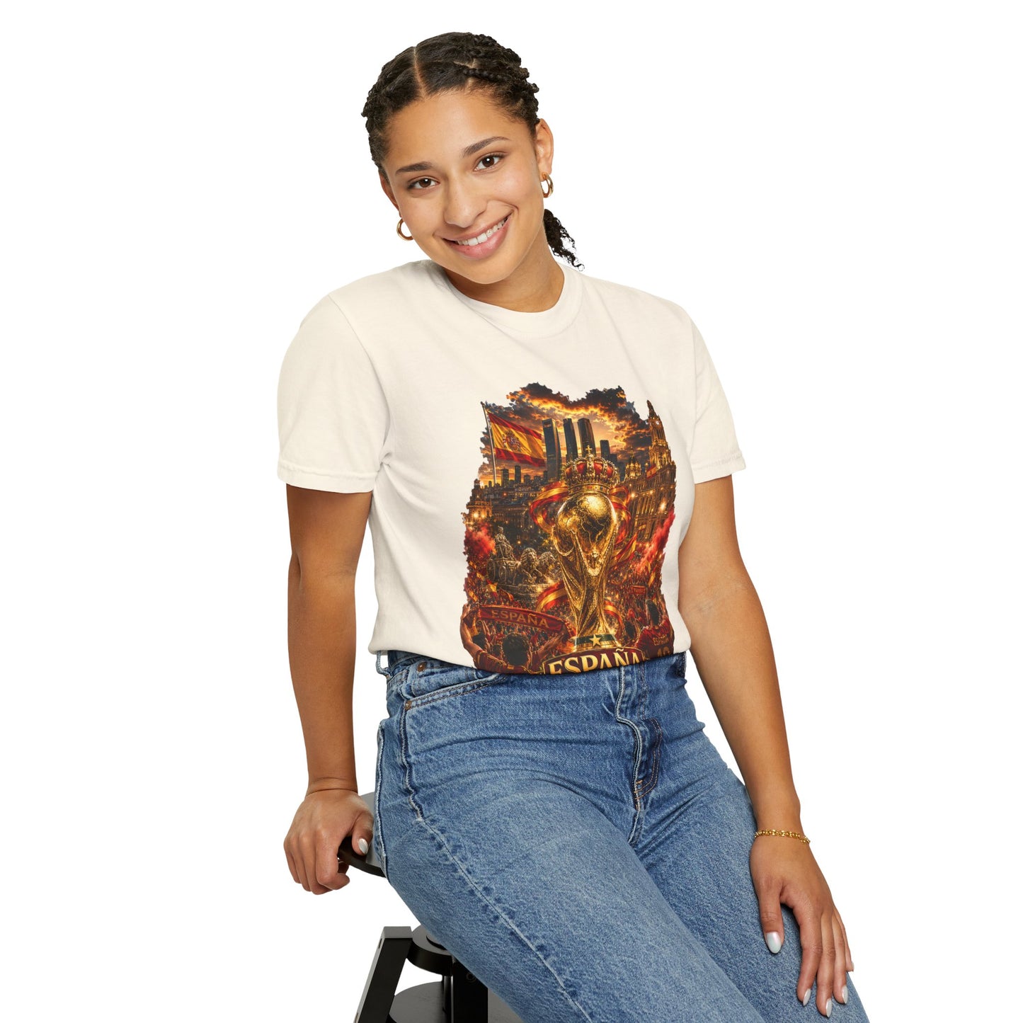Spain Football World Cup 2026 'Triunfo de Cibeles' Ultimate Fan Celebration | Premium Graphic Tee