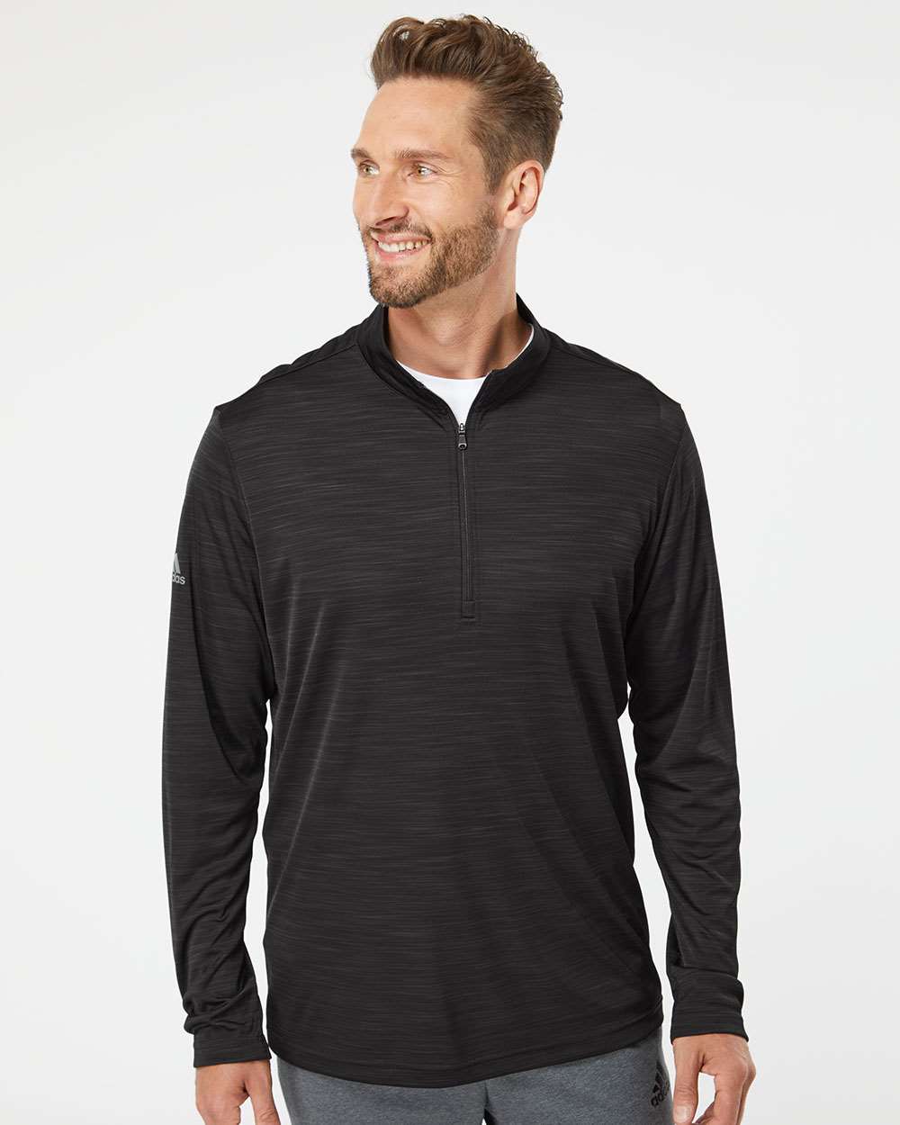 Men's Lightweight MÃ©lange Quarter-Zip Pullover