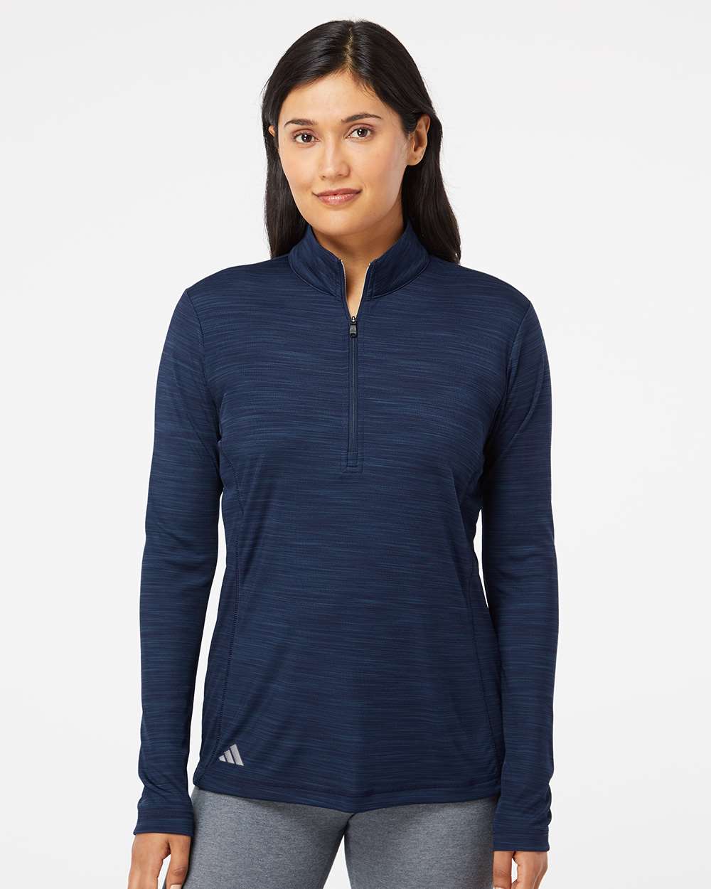 Women's Lightweight MÃ©lange Quarter-Zip Pullover
