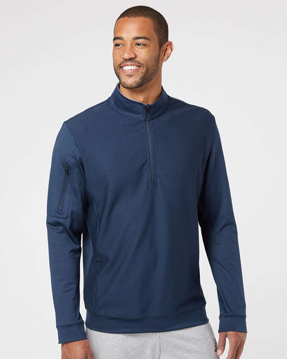Men's Textured Quarter-Zip Pullover