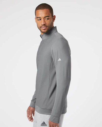 Men's Textured Quarter-Zip Pullover