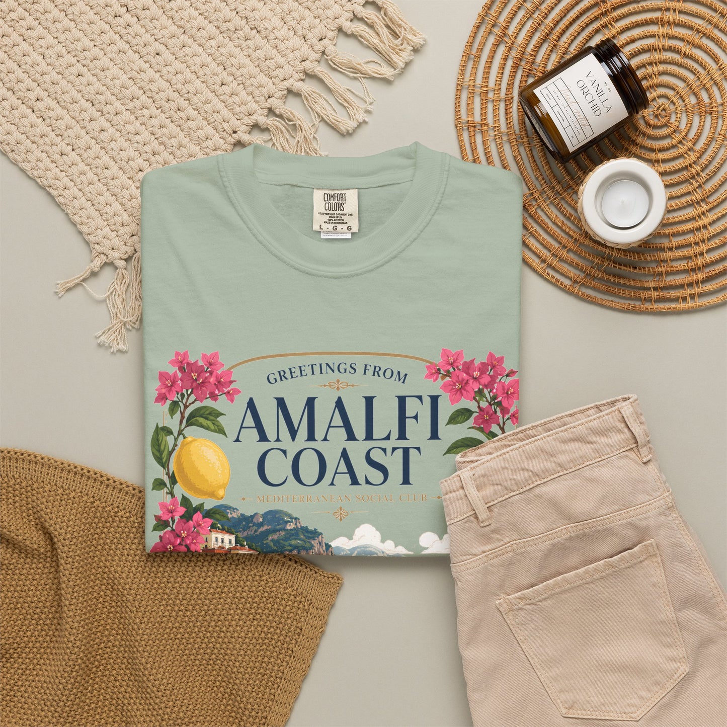 Greetings From Amalfi Coast – Mediterranean Social Club | Summer Tee