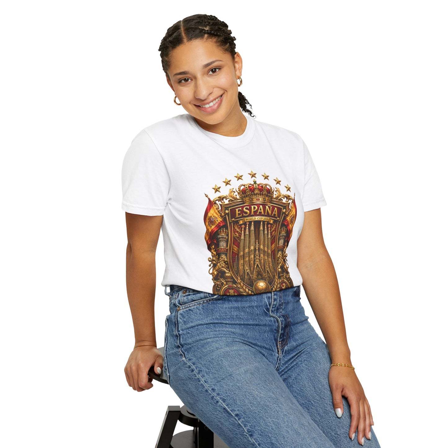 Spain Football World Cup 2026 'Catedral Imperial' Heritage Shield | Premium Graphic Tee