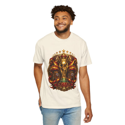 Spain Football World Cup 2026 'Monarca de Oro' Imperial Shield | Premium Graphic Tee