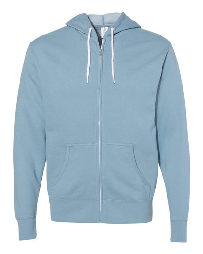 Independent Trading Co. AFX90UNZ Lightweight Full-Zip Hooded Sweatshirt