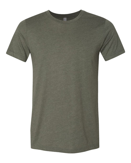 Bella Canvas Unisex Adult T-Shirt (L) (Military Green Heather)