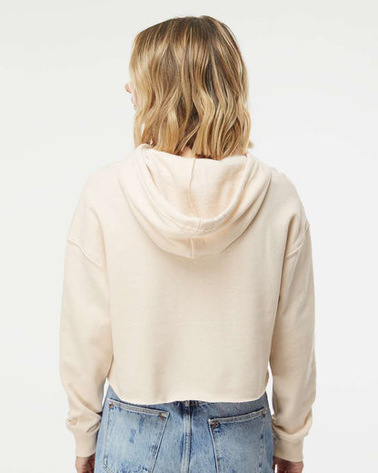 WomenÂ’s Lightweight Crop Hooded Sweatshirt
