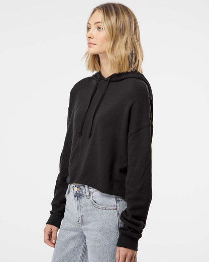 WomenÂ’s Lightweight Crop Hooded Sweatshirt