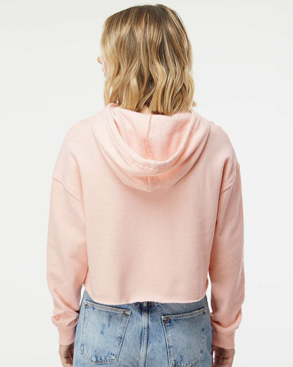 WomenÂ’s Lightweight Crop Hooded Sweatshirt