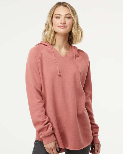 WomenÂ’s Lightweight California Wave Wash Hooded Sweatshirt