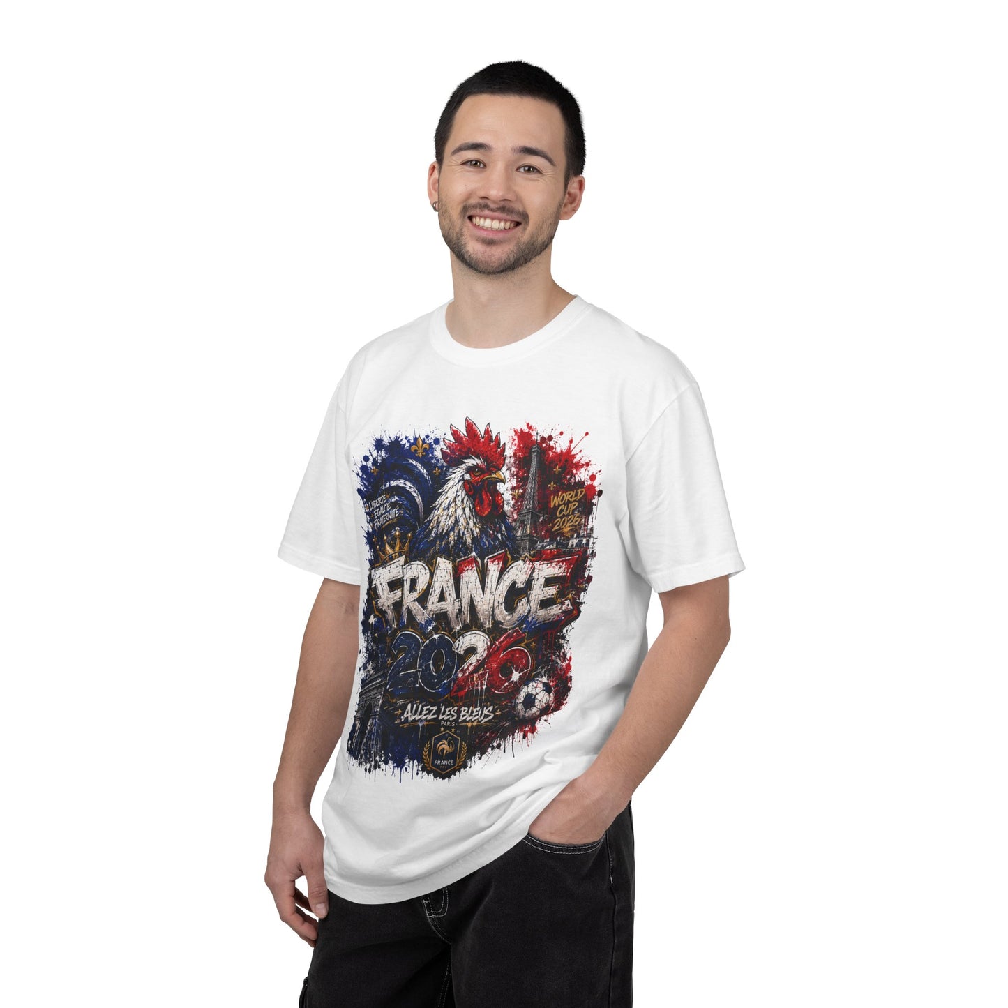 France Football 'Les Bleus' Street Graffiti – World Cup 2026 | Premium Graphic Tee