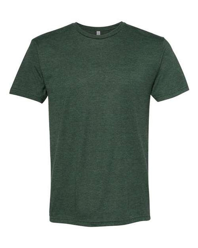Next Level NL6010 Men's Tri-Blend 50% Polyester/25% Cotton/25% Rayon Crew Neck Tee Vintage Black-Black Forest