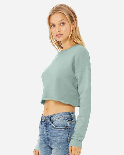 Women's Crop Fleece Crewneck Sweatshirt