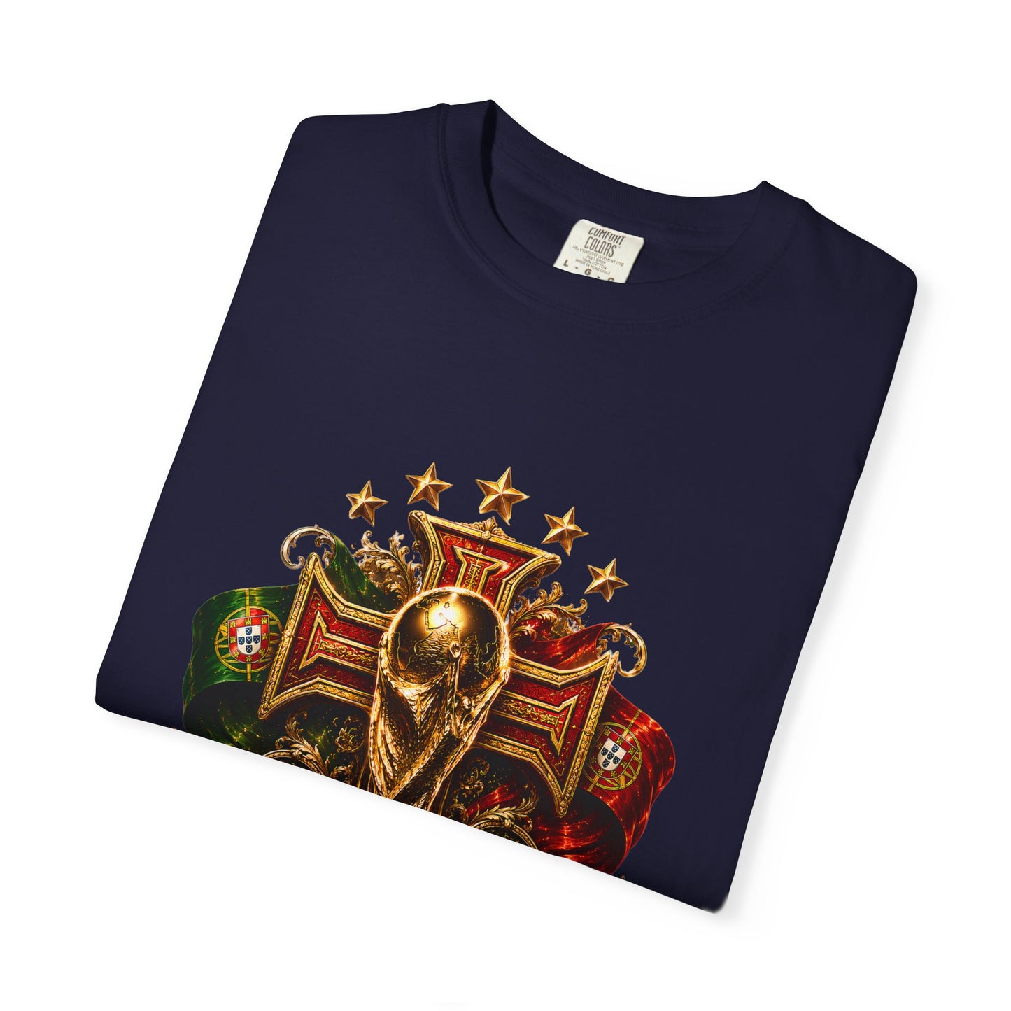 Portugal Football World Cup 2026 Sovereign Shield Crest – Imperial Glory | Premium Summer Tee