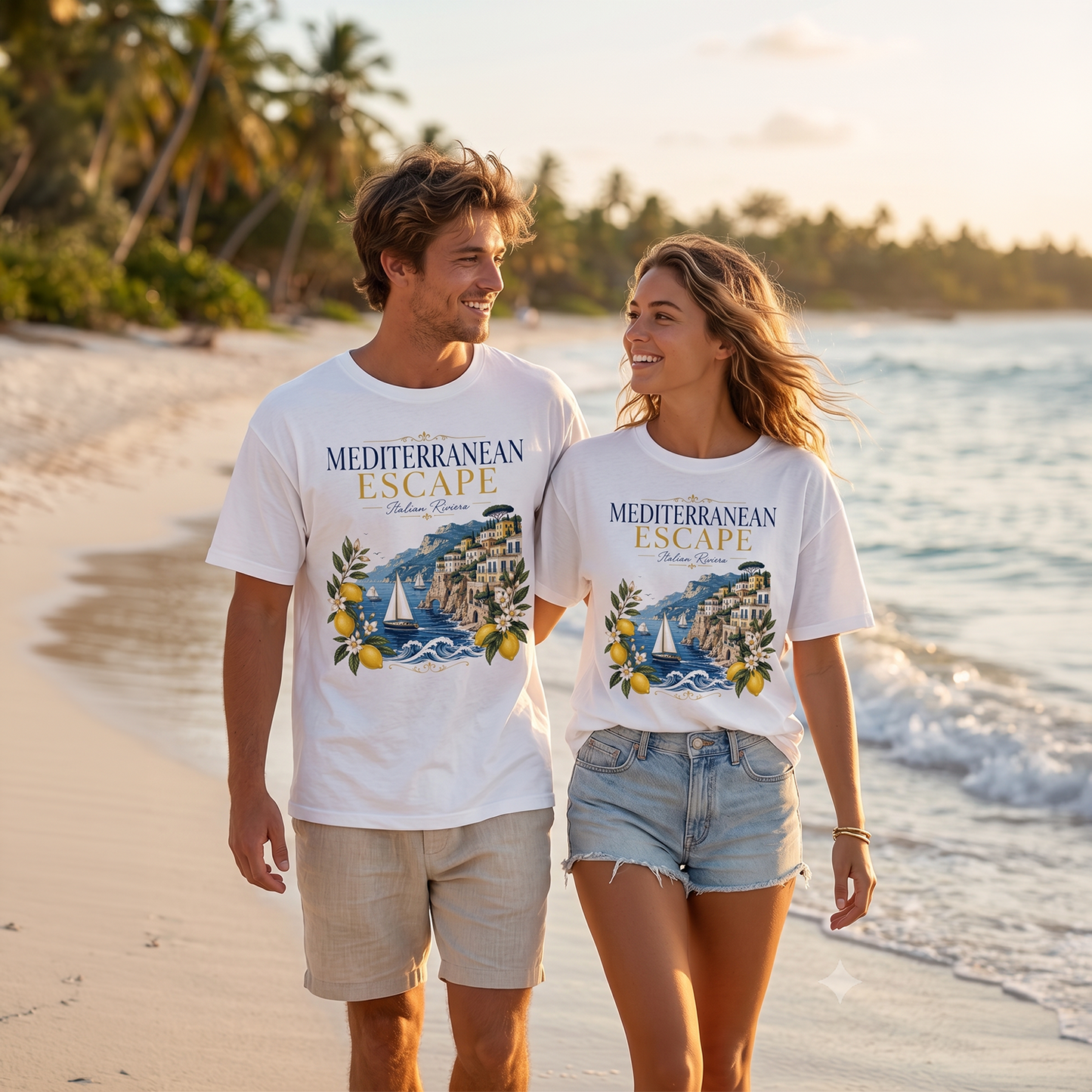 Mediterranean Escape – Italian Riviera | Premium Summer Tee