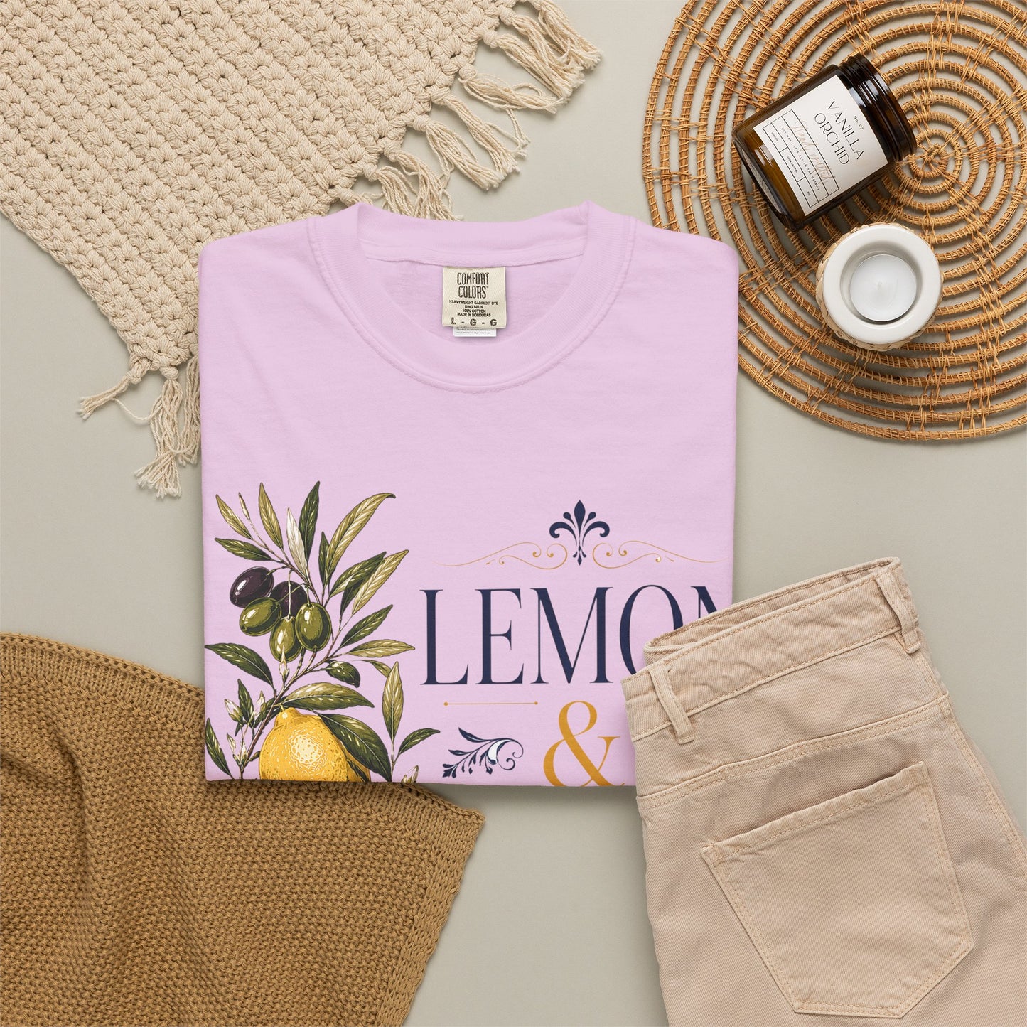 Lemon & Olive – Italian Heritage | Premium Graphic Tee