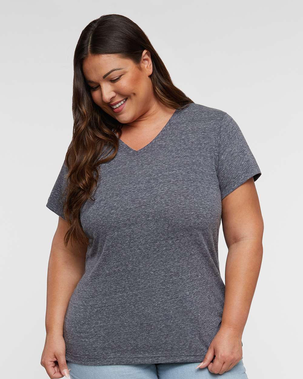 Women's Harborside MÃ©lange V-Neck Tee