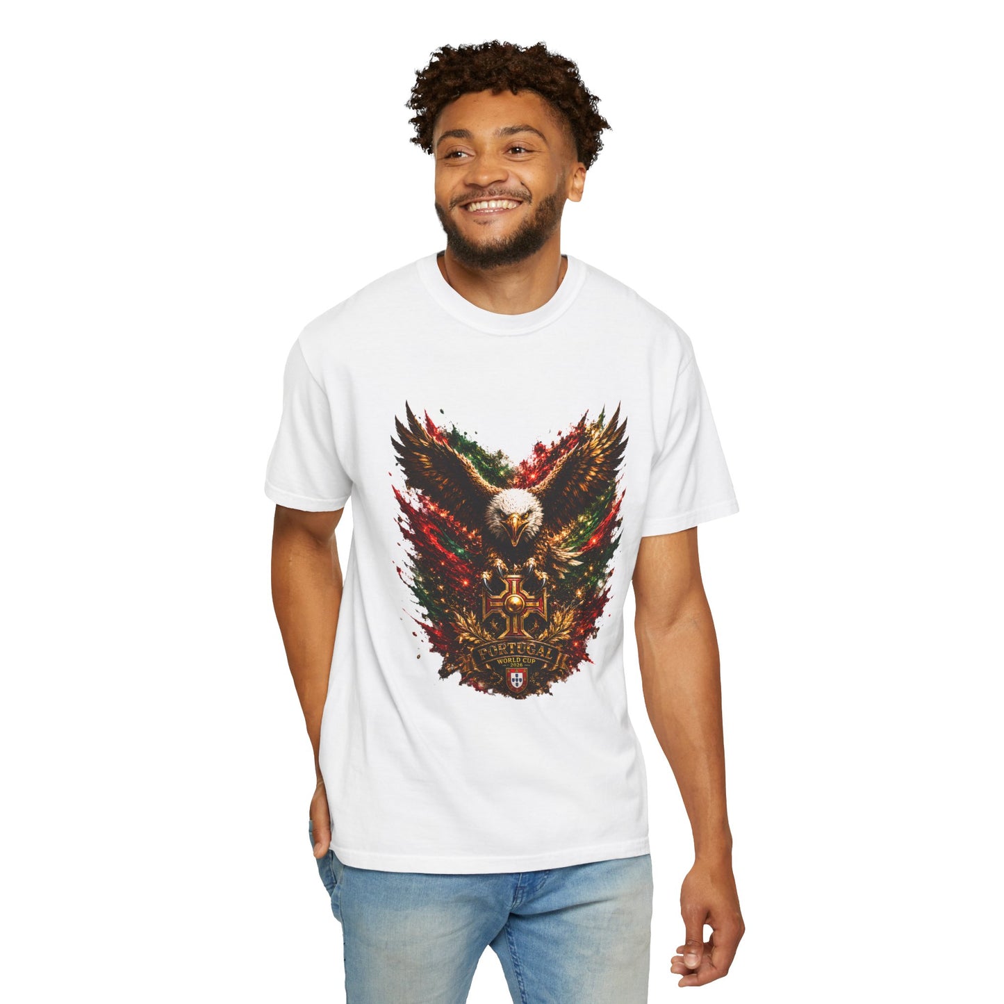 Portugal Football World Cup 2026 'Águia de Portugal' Sovereign Crest – Imperial Glory | Premium Summer Tee