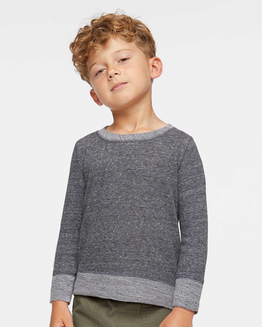 Toddler Harborside MÃ©lange French Terry Crewneck Sweatshirt