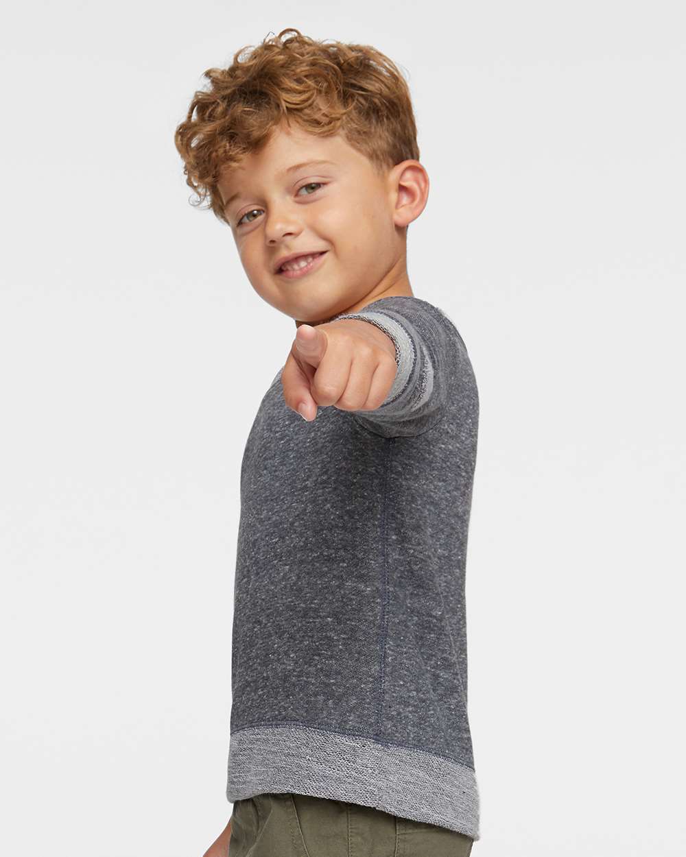 Toddler Harborside MÃ©lange French Terry Crewneck Sweatshirt