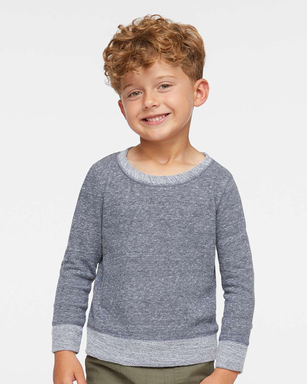 Toddler Harborside MÃ©lange French Terry Crewneck Sweatshirt