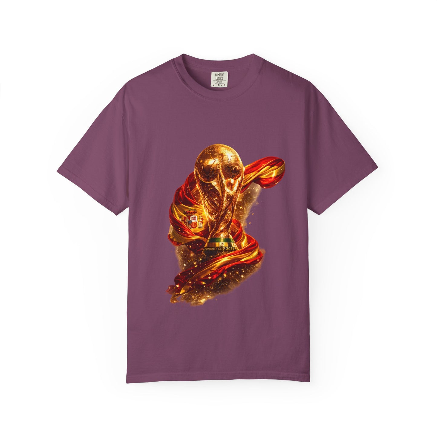 Spain Football 'Furia Roja' Wrapped Trophy Emblem | Premium Graphic Tee