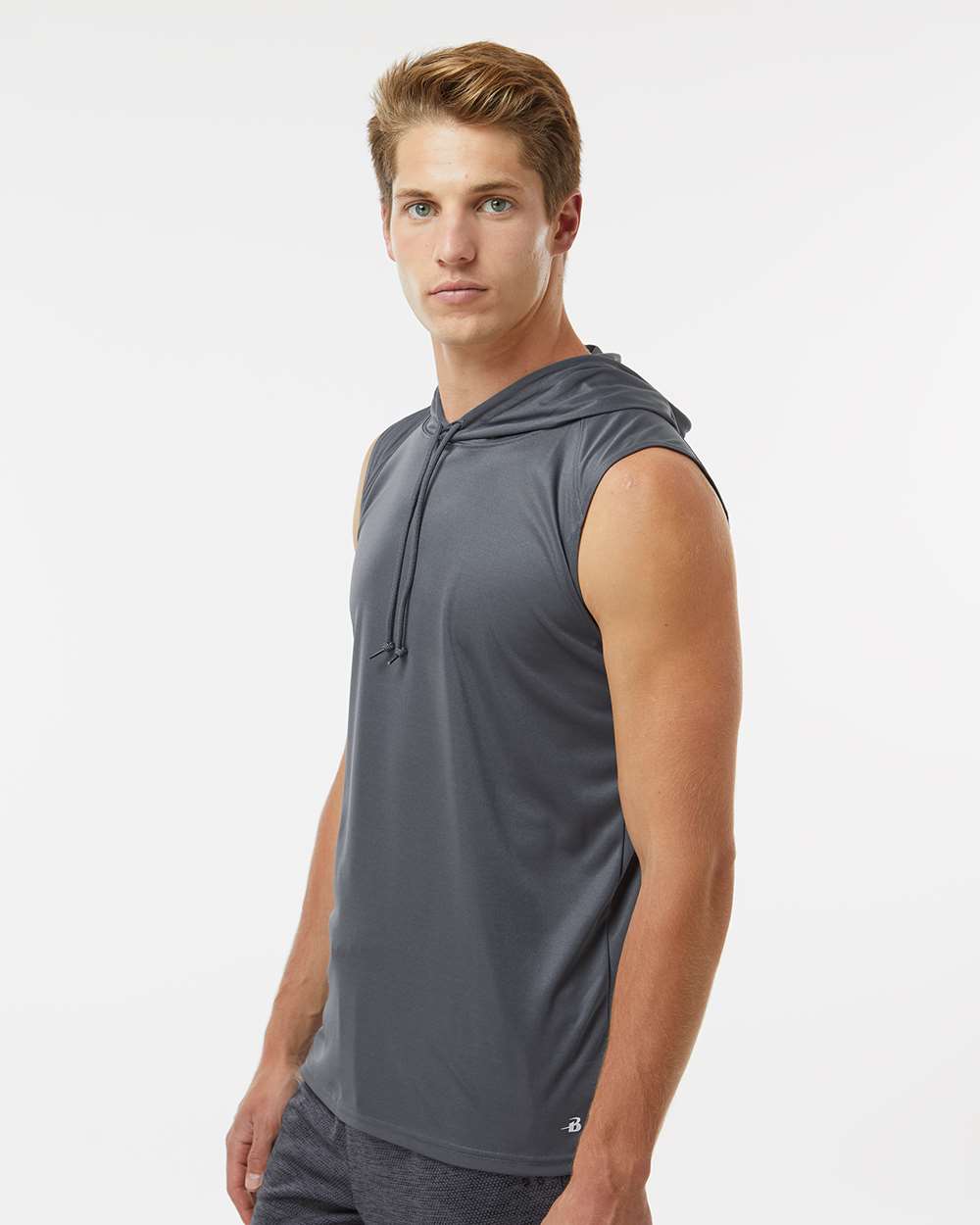 Men's B-Core Sleeveless Hooded T-Shirt