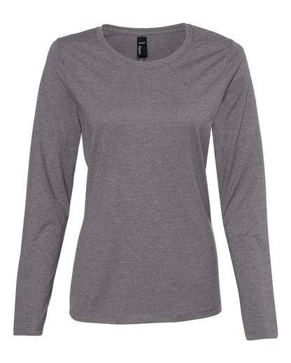 Hanes S04LS Perfect-T Women Long Sleeve Scoopneck T-Shirt