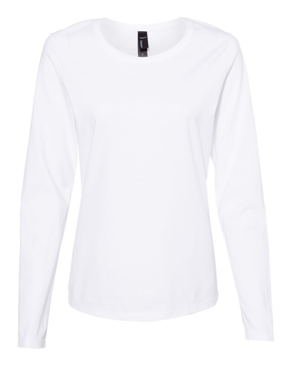 Hanes S04LS Perfect-T Women Long Sleeve Scoopneck T-Shirt