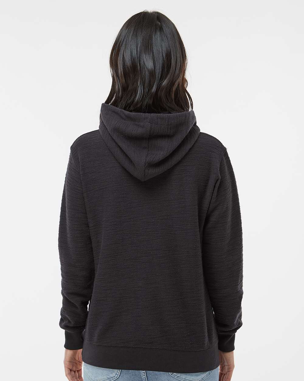 WomenÂ’s French Terry Sport Lace Scuba Hooded Sweatshirt