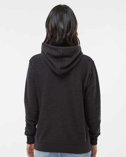 WomenÂ’s French Terry Sport Lace Scuba Hooded Sweatshirt