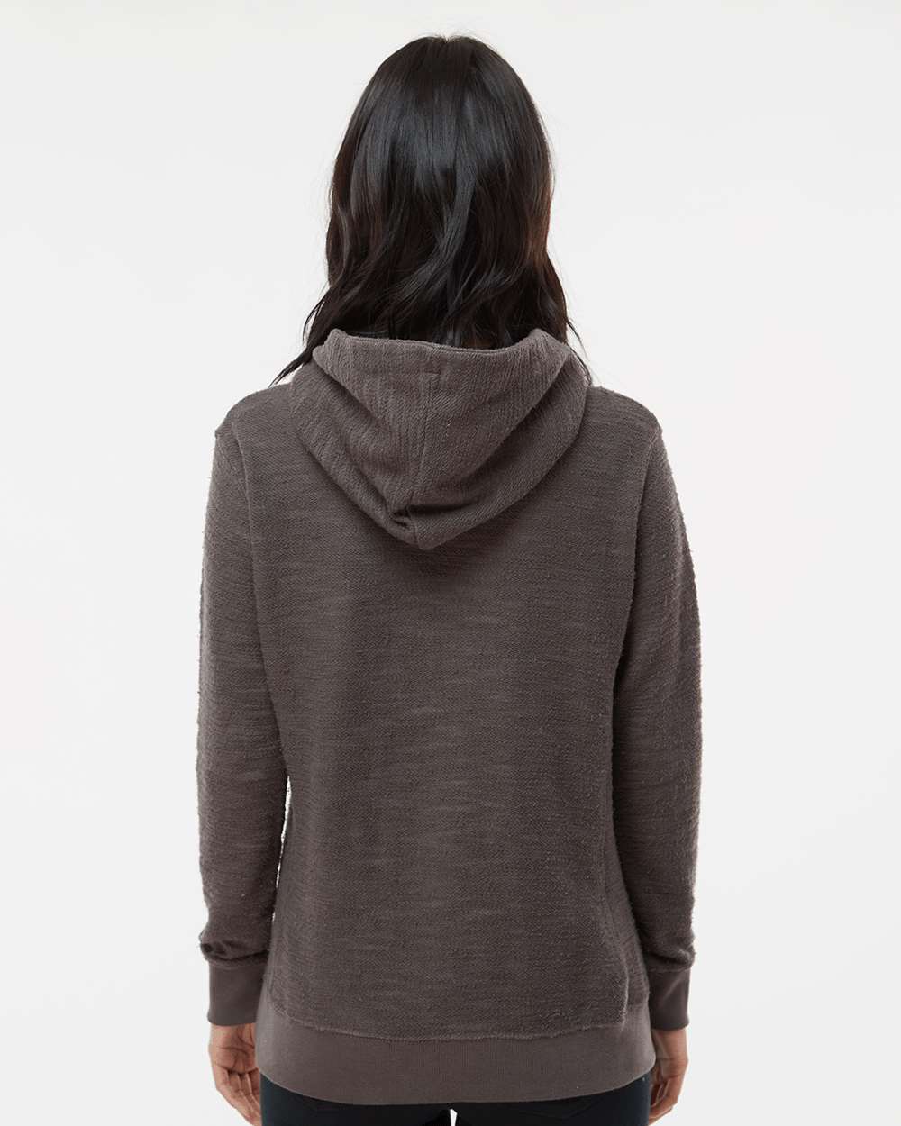 WomenÂ’s French Terry Sport Lace Scuba Hooded Sweatshirt