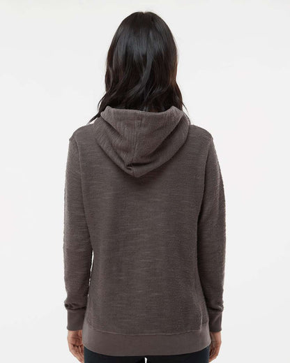 WomenÂ’s French Terry Sport Lace Scuba Hooded Sweatshirt