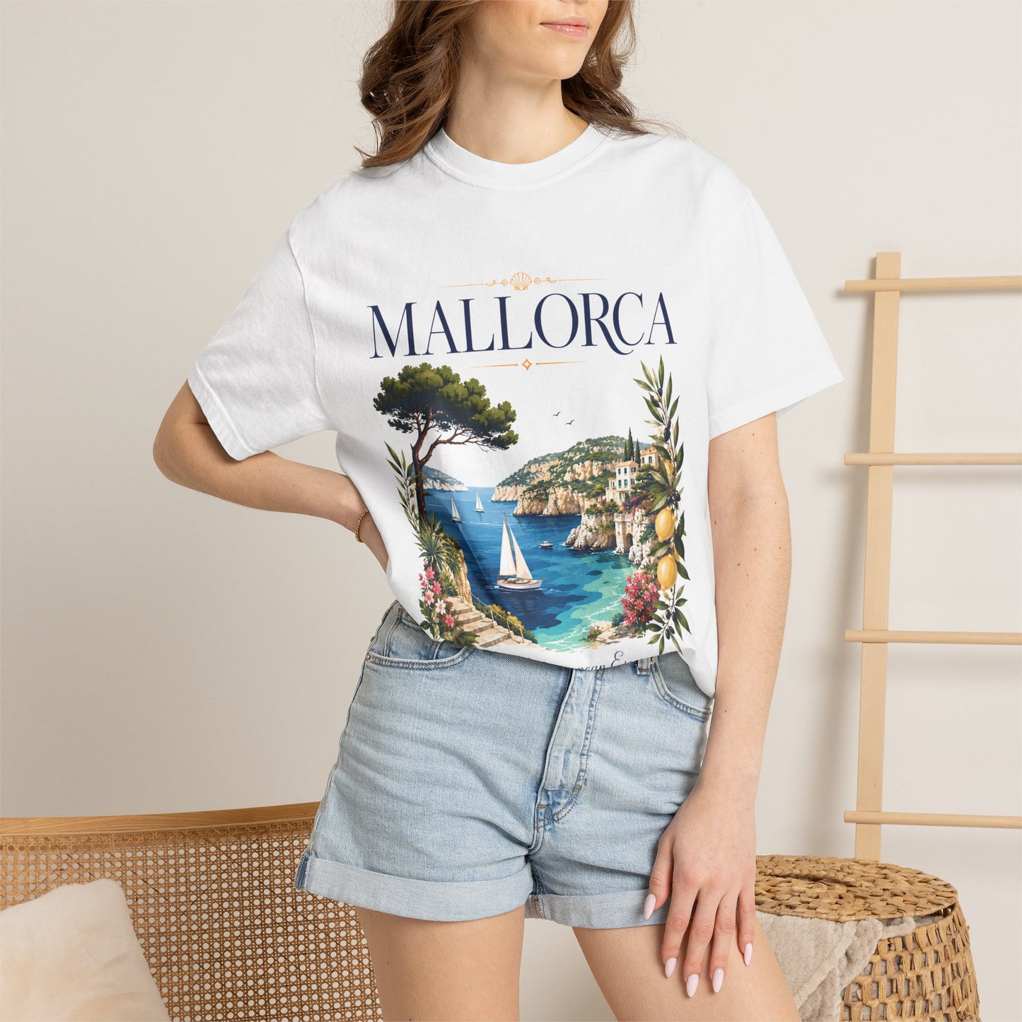 Mallorca Mediterranean Escape – Coastal Paradise | Premium Summer Tee