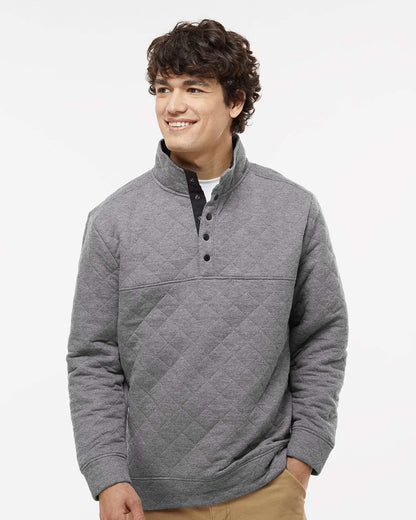 Men's Quilted Half-Snap Pullover
