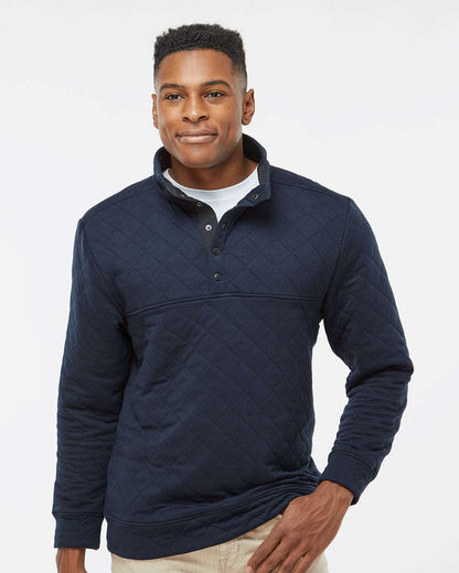 Men's Quilted Half-Snap Pullover