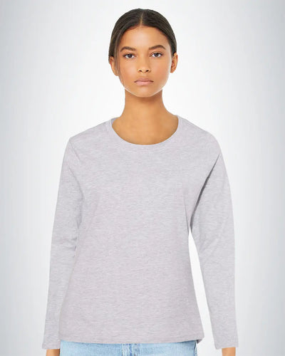 Hanes S04LS Perfect-T Women Long Sleeve Scoopneck T-Shirt
