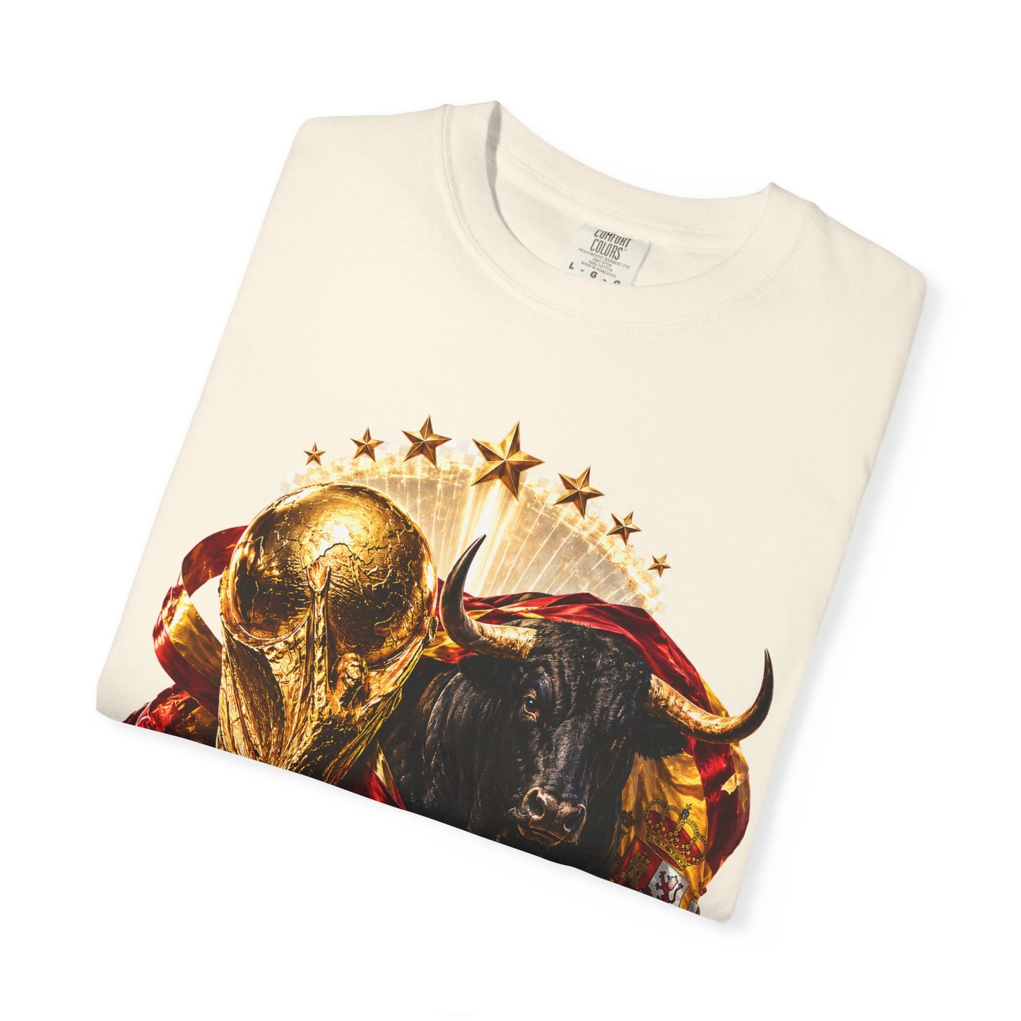 Spain Football World Cup 2026 'Furia del Toro' Champion Trophy | Premium Graphic Tee