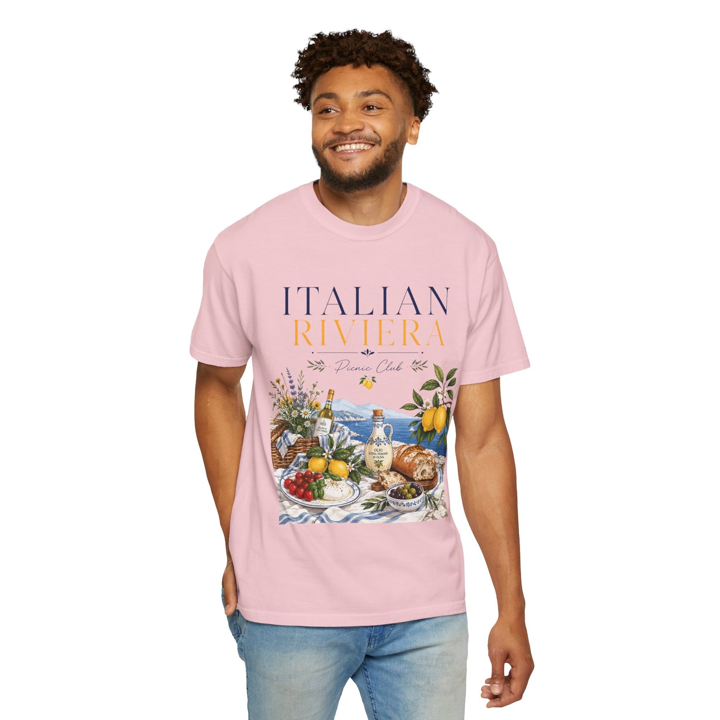 Italian Riviera Picnic Club – Al Fresco Luxury | Premium Summer Tee